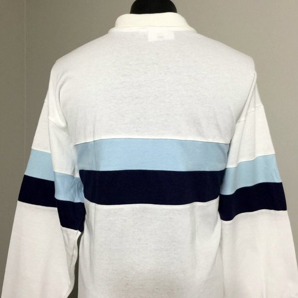 NOS Vintage WHITE CASTLE Burger Diner Rugby Polo Shirt 2XL Union Made In The USA - Picture 6 of 10